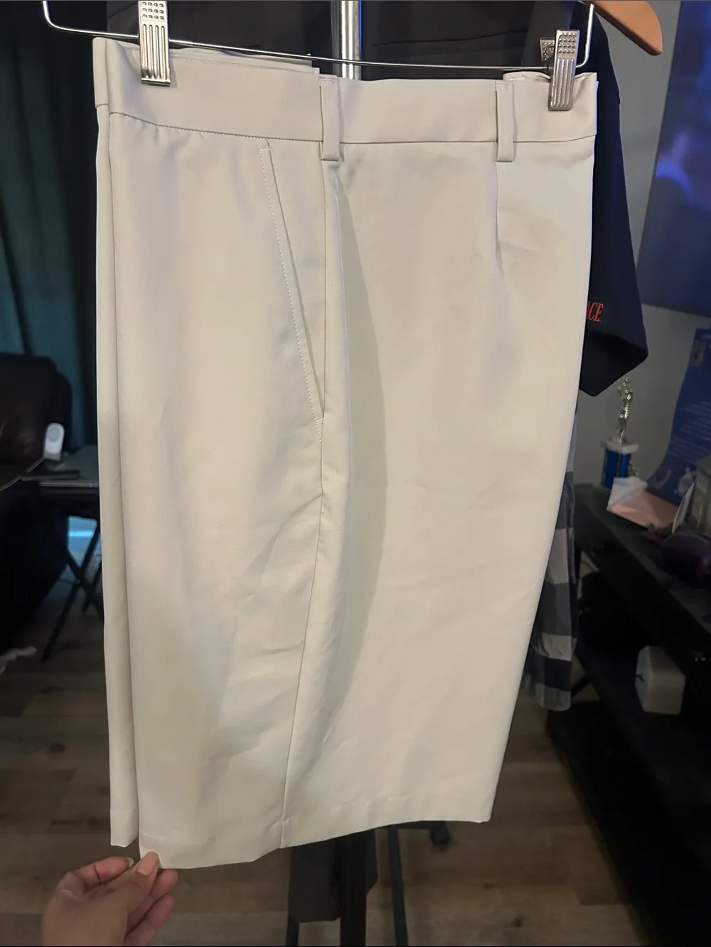 Grand Slam Men's Hybrid Golf Shorts - Chalk/Off-White